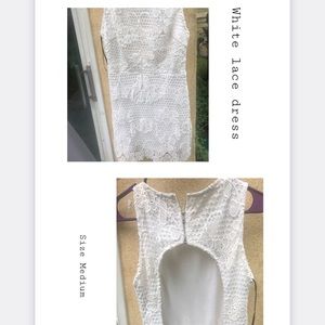White lace dress